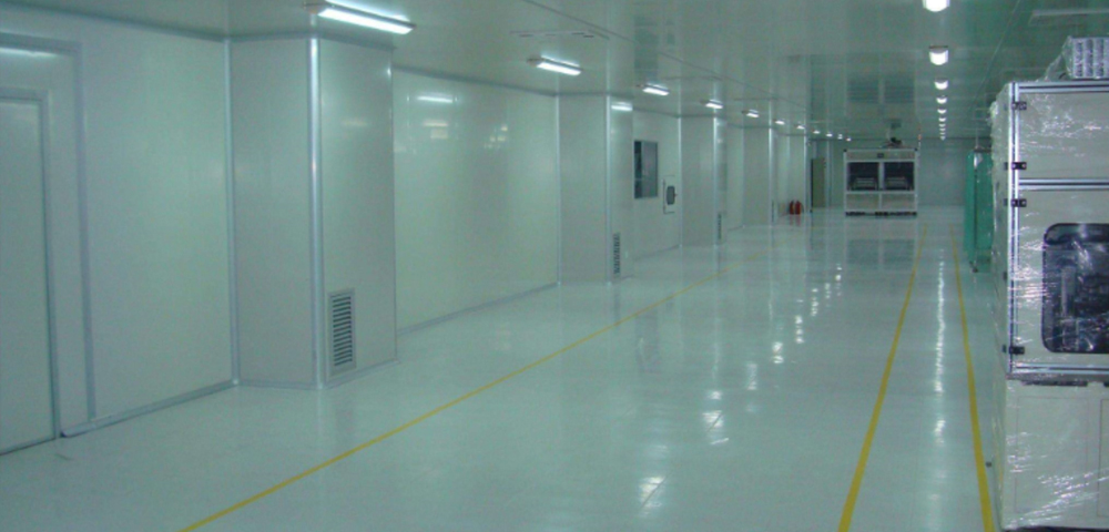 松江十萬級(jí)化妝品無塵潔凈室裝修工程-1